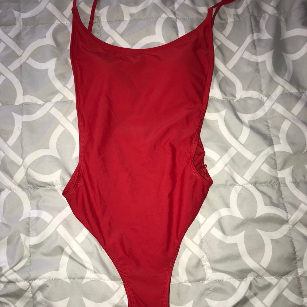 Sunny co red bathing suit